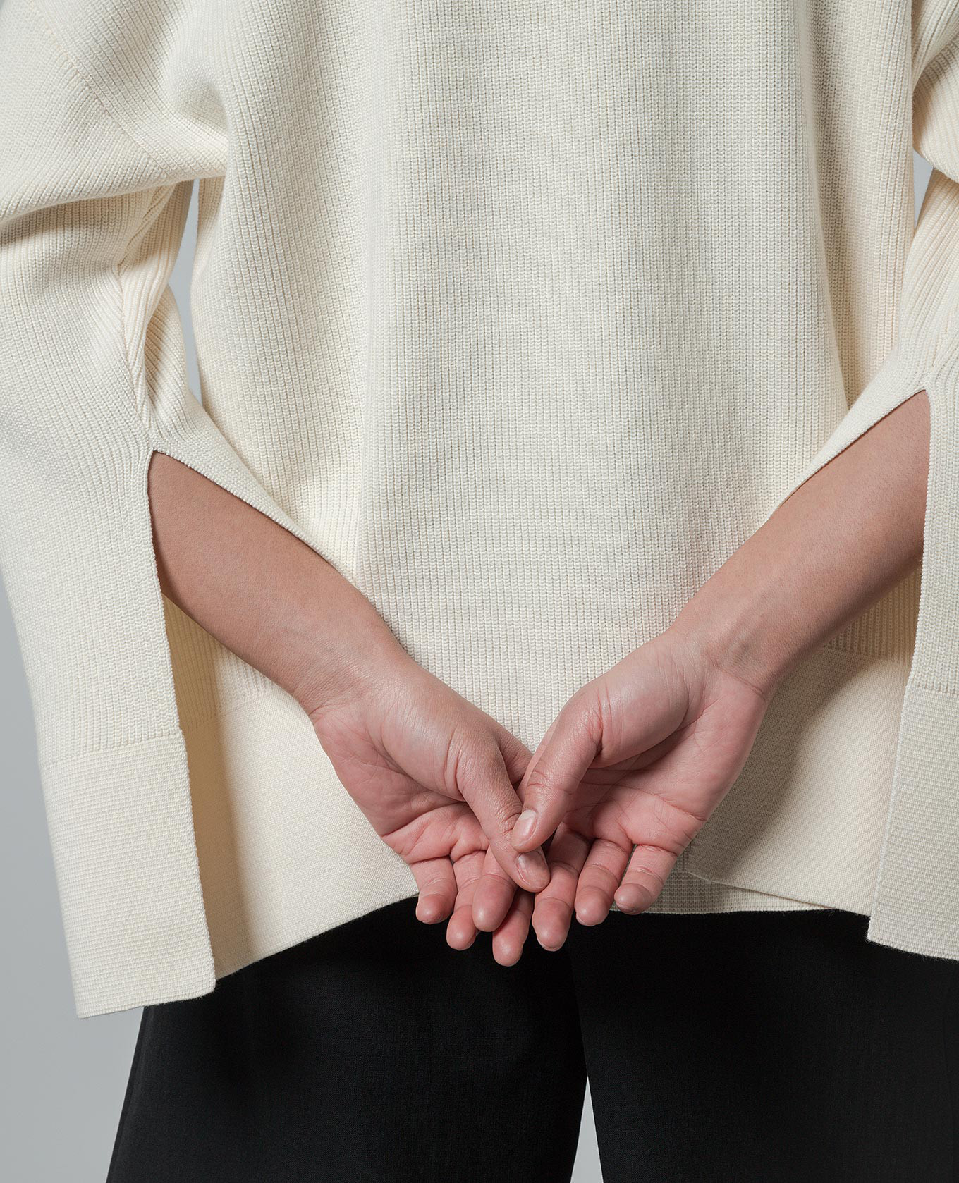 Beige sweater PRIAM with wool AERON 5