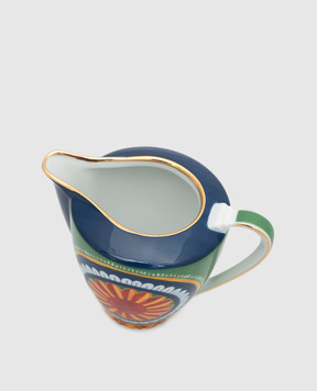 Dolce&Gabbana Porcelain mug for cream in an ethnic print TC0095TCA17