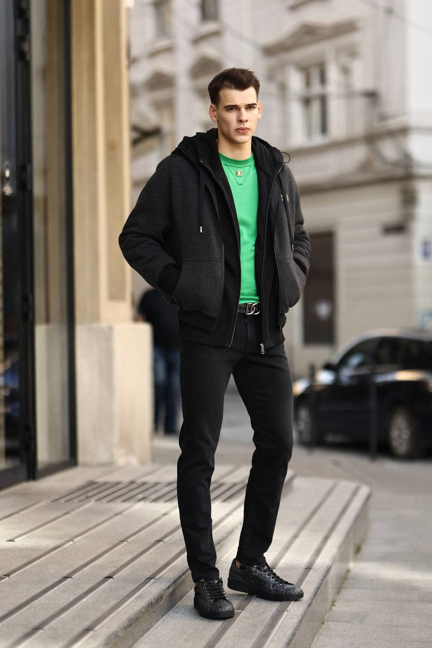 

Black slim fit jeans with logo Dolce&Gabbana