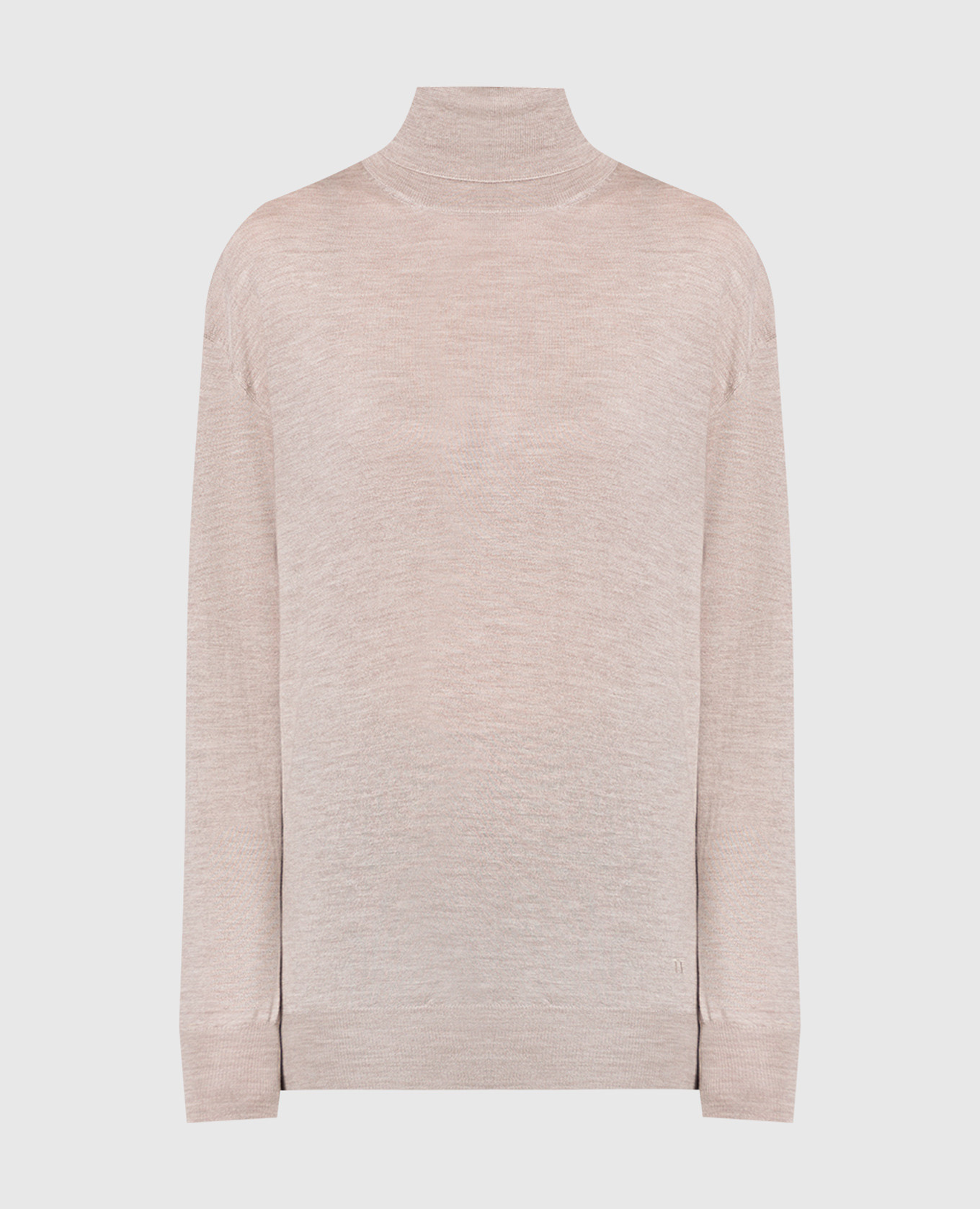

Beige golf with embroidered logo Tom Ford, Бежевый