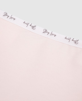 Story Loris Baby pink panties with logo 36307816