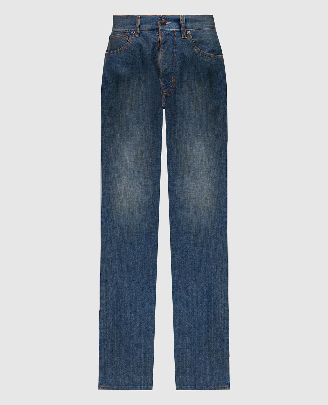 Blue jeans with a distressed effect Maison Margiela