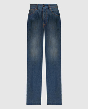 Maison Margiela Blue jeans with a distressed effect S51LA0172S30876