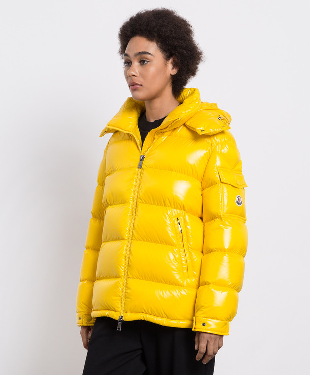 Moncler Doudoune Maire jaune avec logo 1A0014268950 acheter en ligne chez Symbol