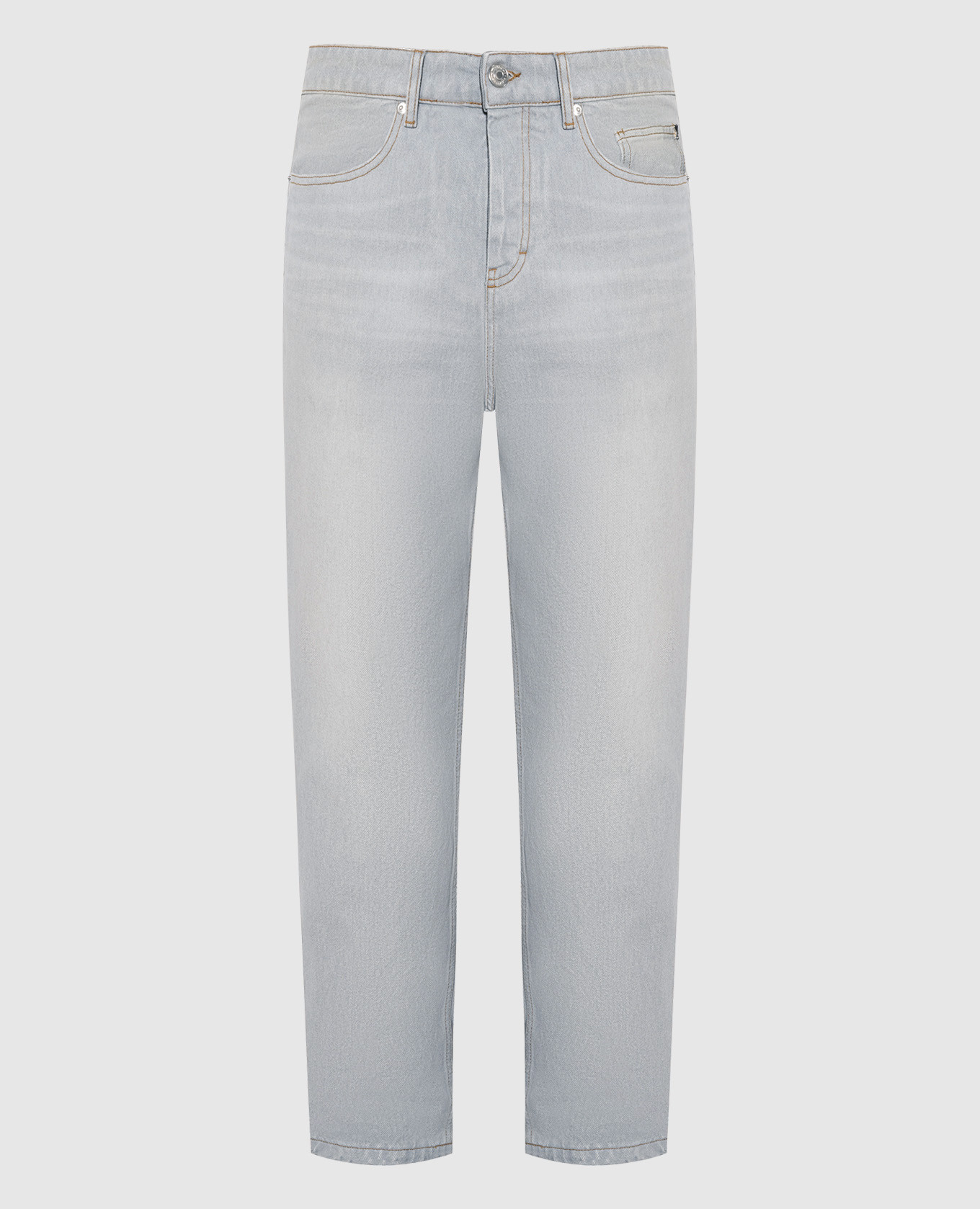 

Gray jeans with a vintage effect Ami Paris, Grey