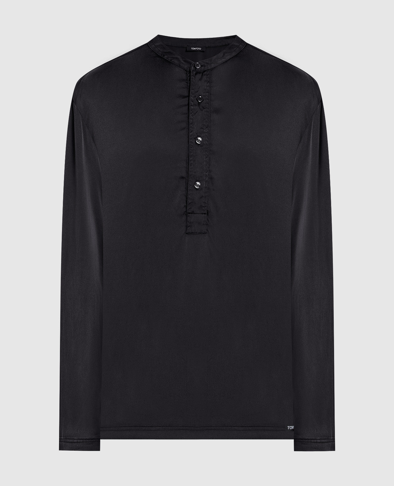 Black silk pajama shirt Tom Ford