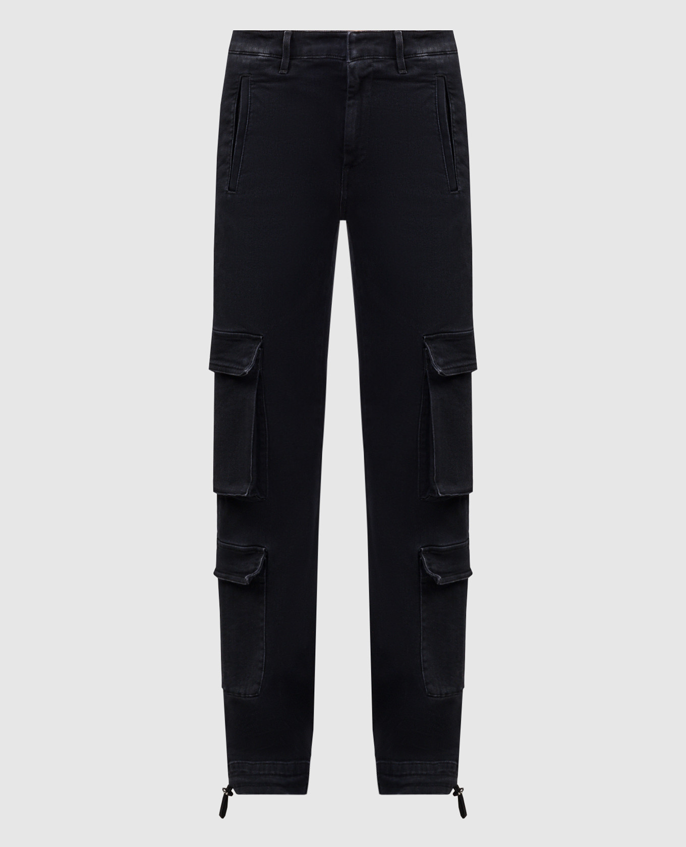 Tori logo cargo pants in black Dondup