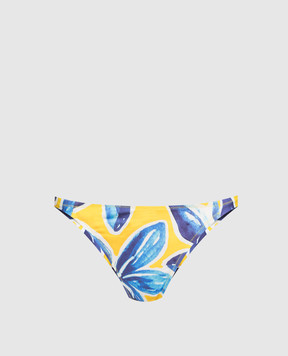 Vilebrequin Yellow panties from Fraz swimwear in a print FZRH3H07