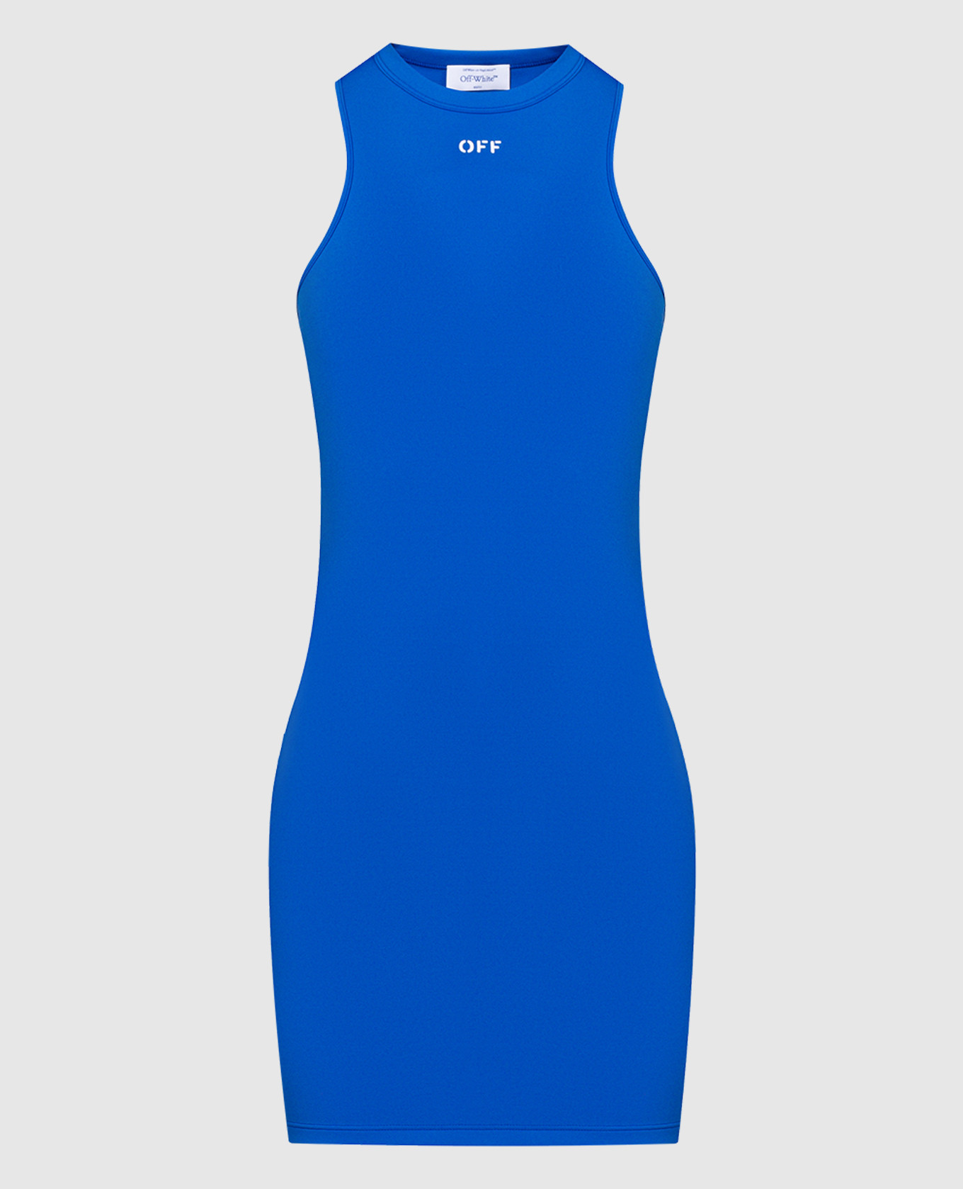

Blue Rowing dress with logo print Off-White