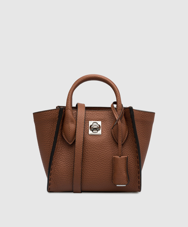 Ermanno Scervino - Maggie brown leather tote bag D433S362CZY