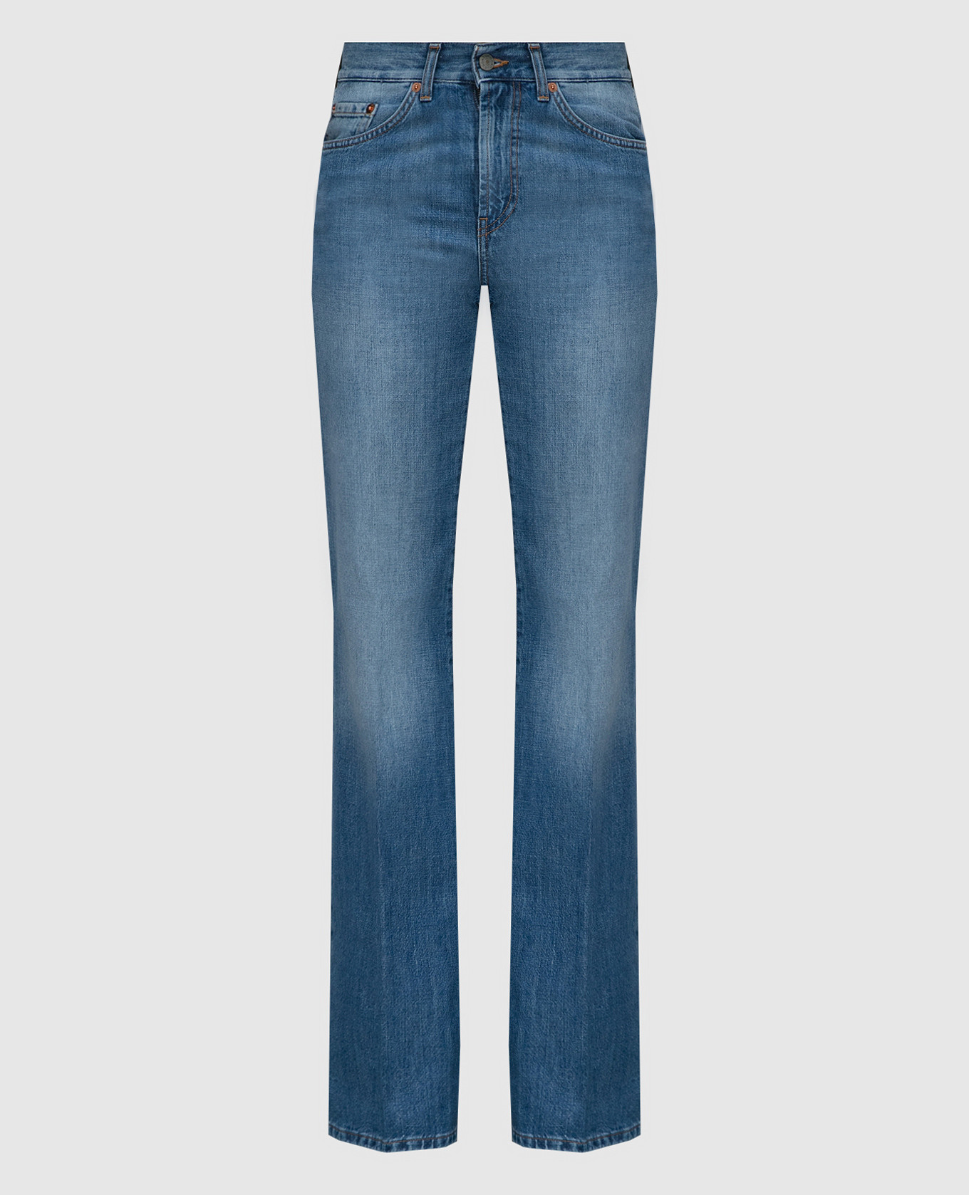 

Blue flared jeans Amber with a distressed effect Dondup