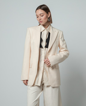 Max Mara Sportmax ZERMAT beige wool jacket ZERMAT