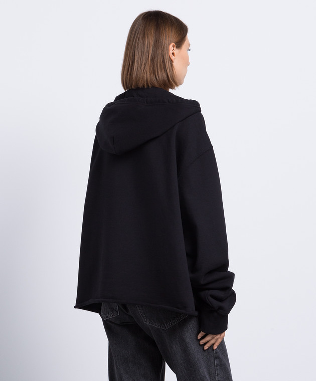Maison Margiela MM6 - Black hoodie with logo S52GU0204S25387