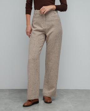 CO Brown pants made of wool 5830BSWS
