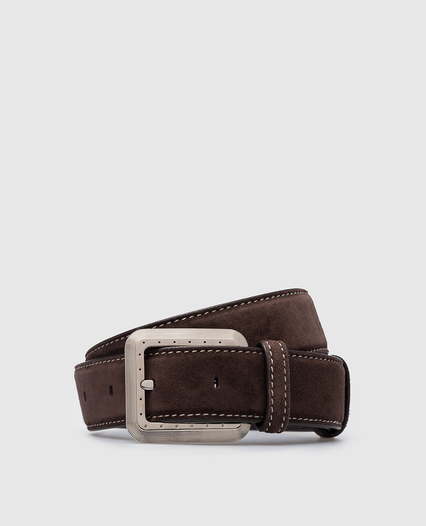 Children's brown suede belt stefano ricci
