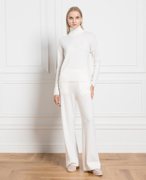Allude White cashmere golf 23511113