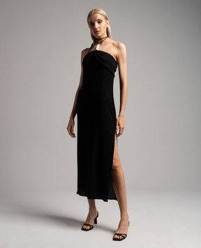 Magda Butrym Black dress with beads DRESS17203424