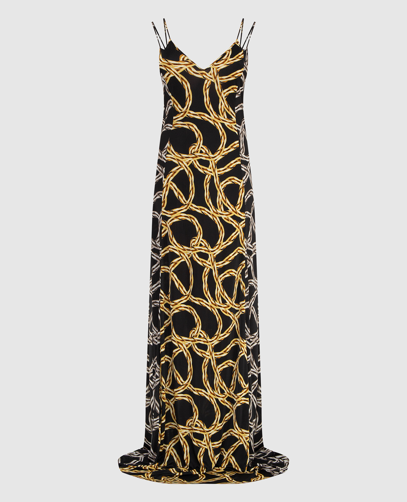 

Pattern maxi dress Vetements, Black