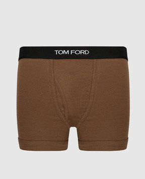 Tom Ford Brown logo boxer briefs T4LC31040
