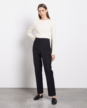 Rohe White striped jumper 40820269