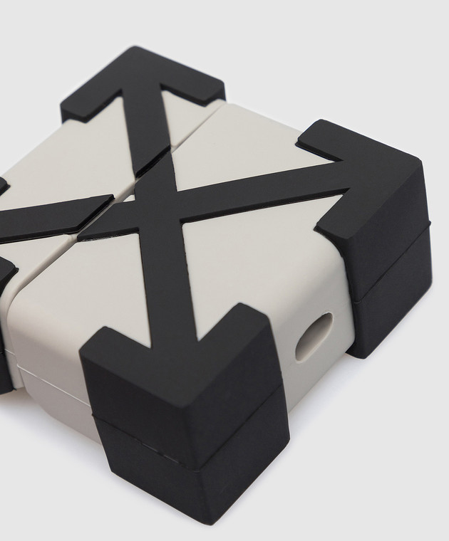 Off-White - Gray AirPods Pro Case with Textured Arrow Logo