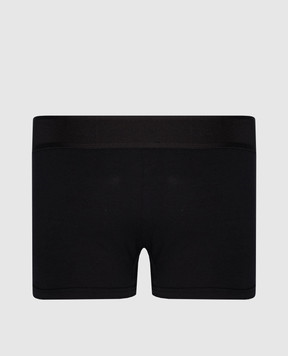 Dolce&Gabbana Black boxer briefs with a logo pattern M4F37JOUAIG