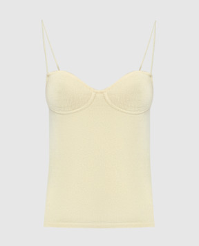 LISA YANG Yellow cashmere top 2024029