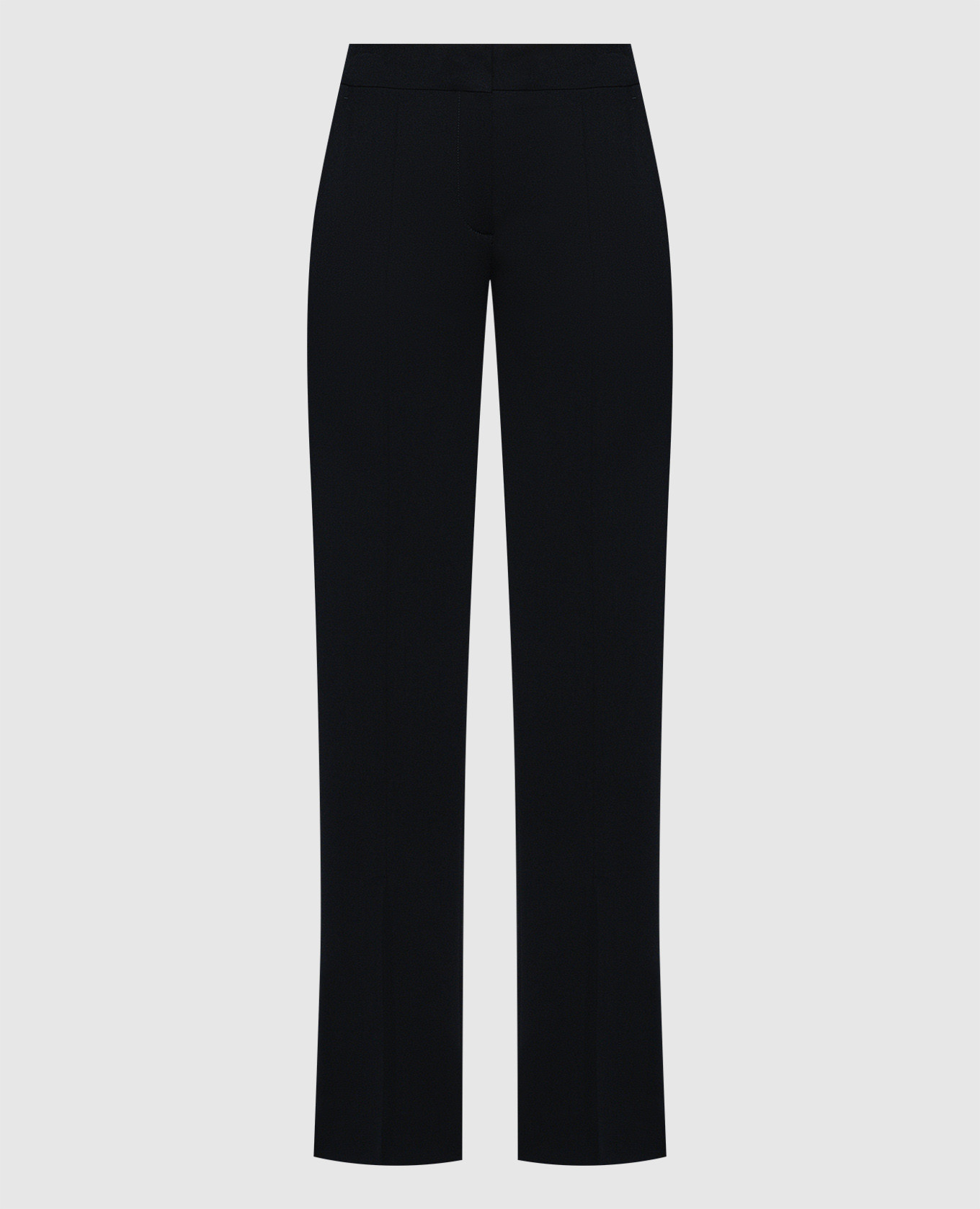 

Black flared wool pants with slits Off-White, Черный