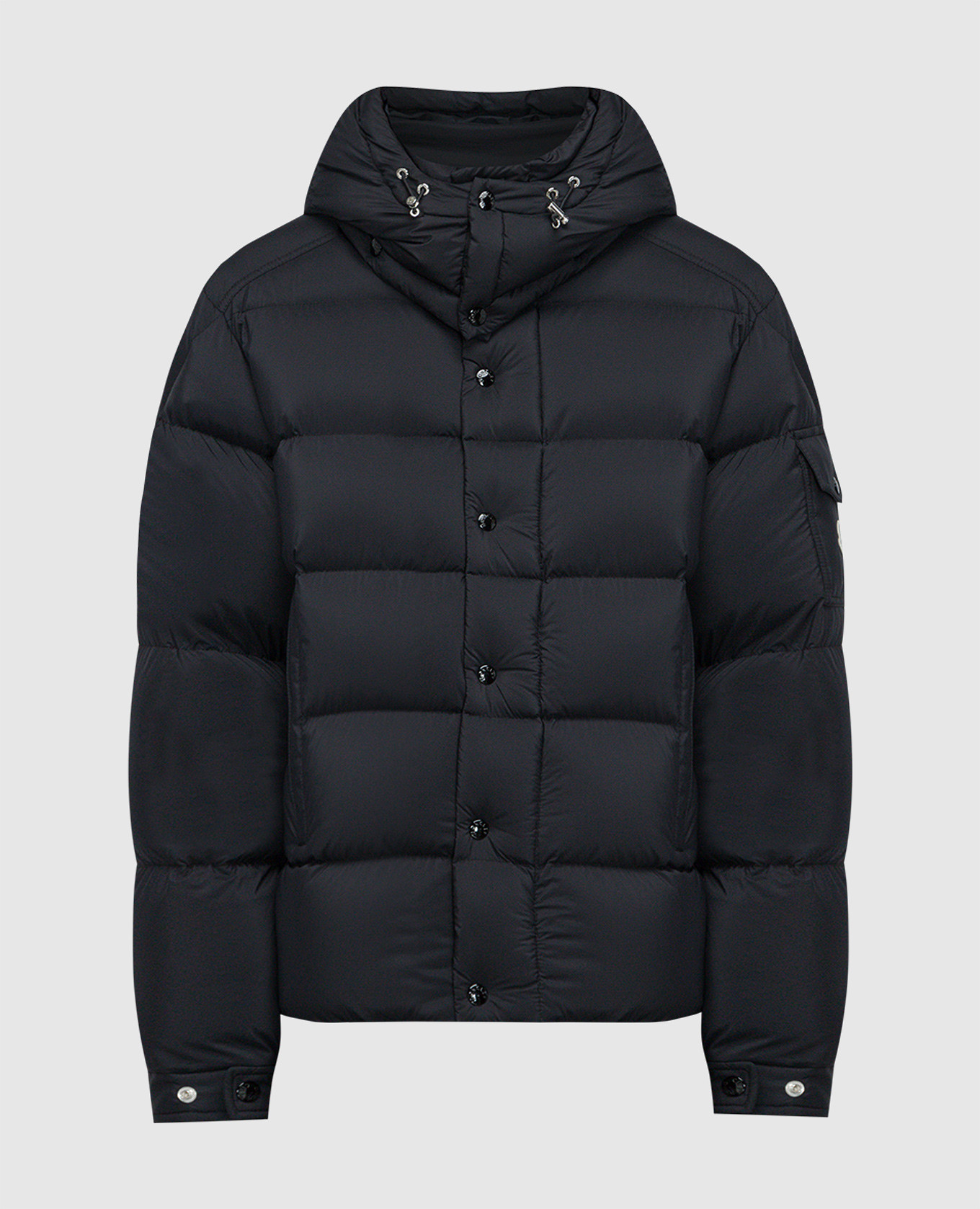

Black Vezere down jacket with logo Moncler, Черный