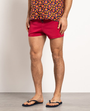Vilebrequin Burgundy swimming shorts Man MANH9E00