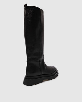 Laura Bellariva Black leather boots P9107