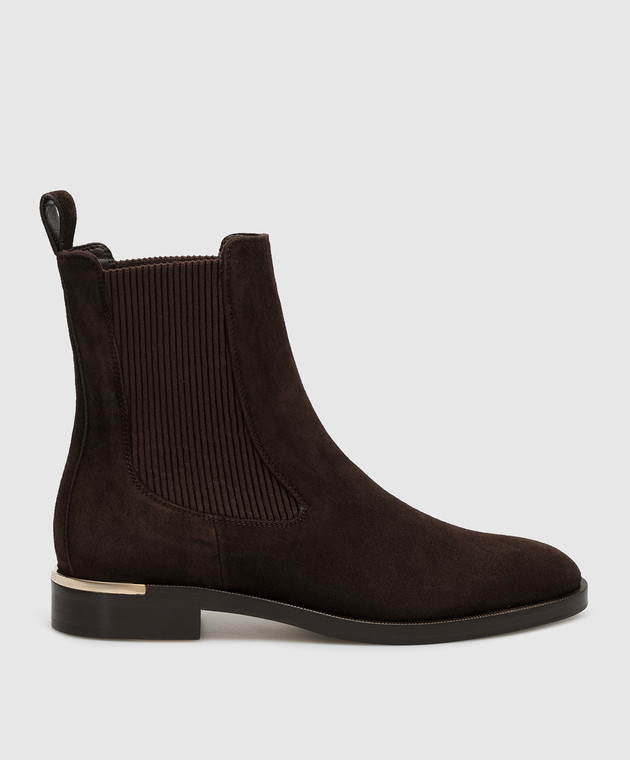 Jimmy Choo Thessaly Brown Suede Chelsea Boots THESSALY20SUE buy with Portugal delivery at Symbol