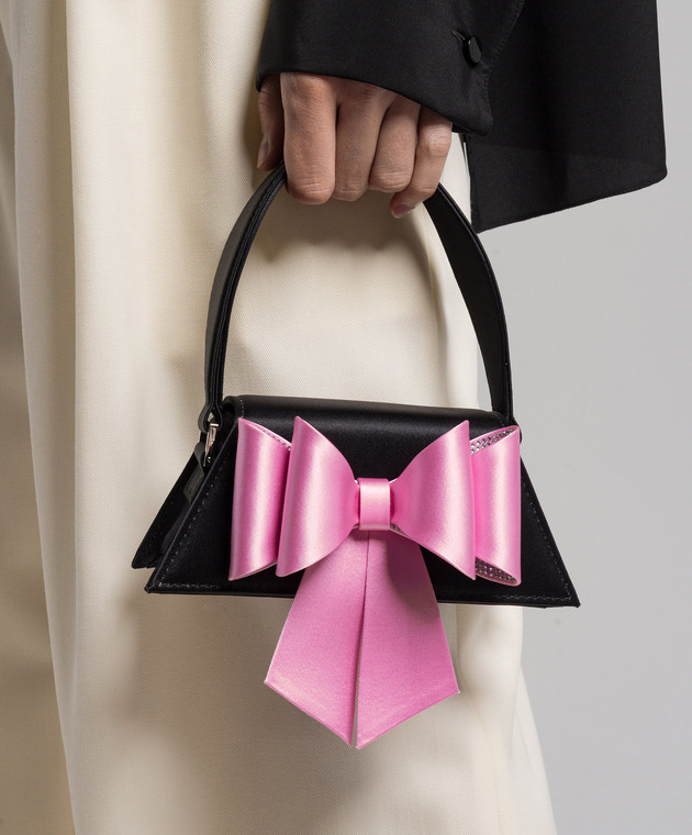 ★SCHNEE★SCHNEE SIGNATURE BIG BOW BAG - PINK / BLACK★人気 s-l400.jpg