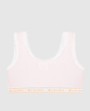 Story Loris Children's pink top with lace 36469