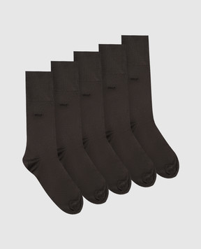 CDLP Set of gray socks with logo MSO00601202518S015