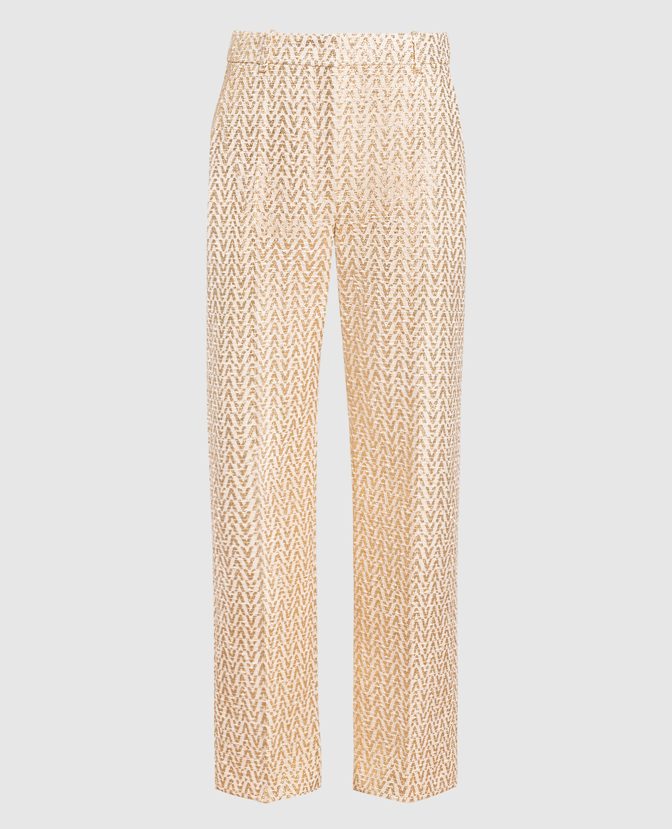 

Golden pants with lurex Valentino