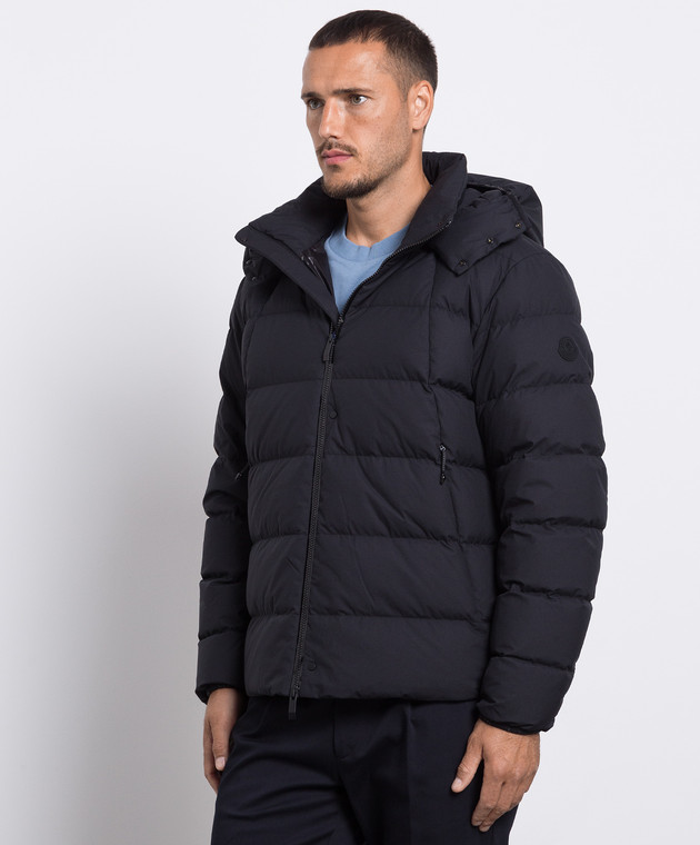 Moncler - Sabor black down jacket with logo 1A000415958J Moncler - Sabor black down jacket with logo 1A000415958J