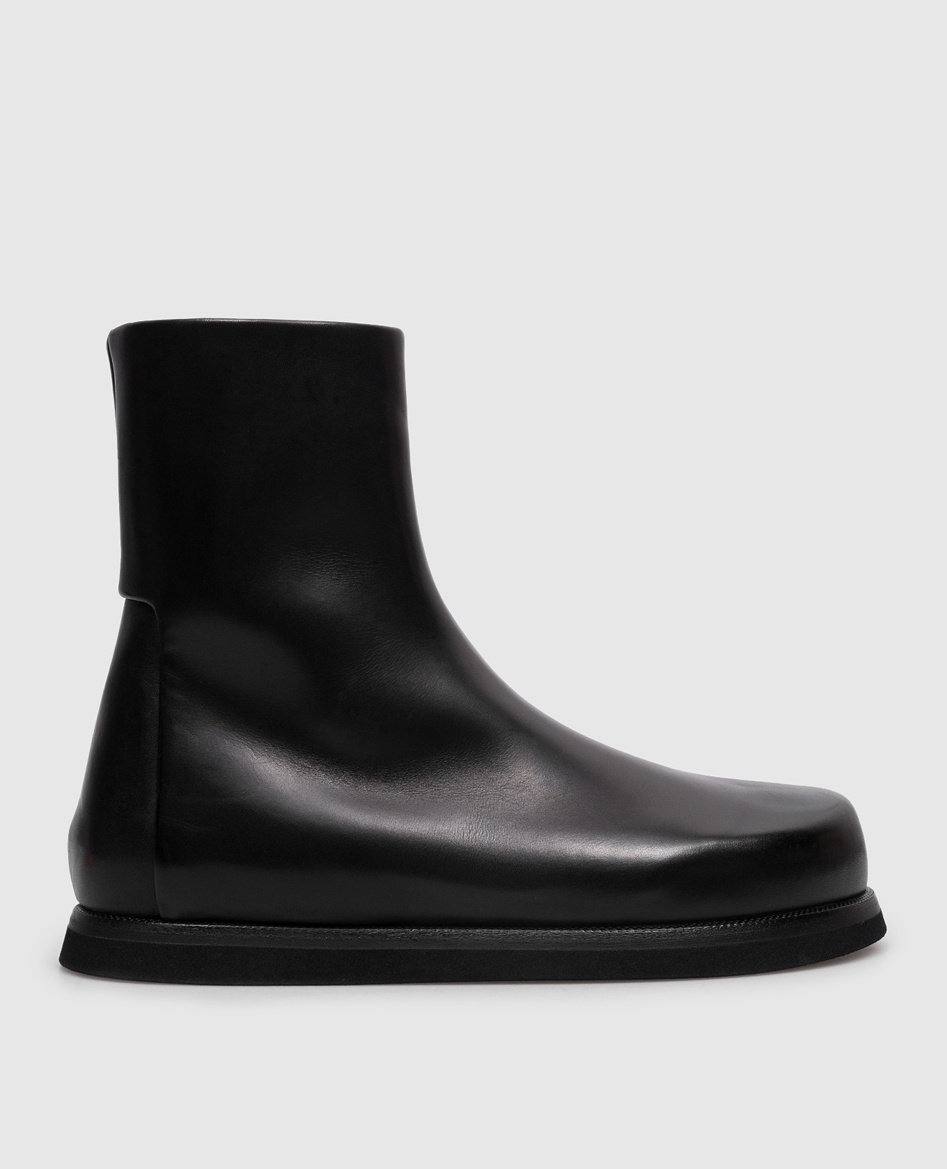 Scump/De Lux Marsell Black leather boots