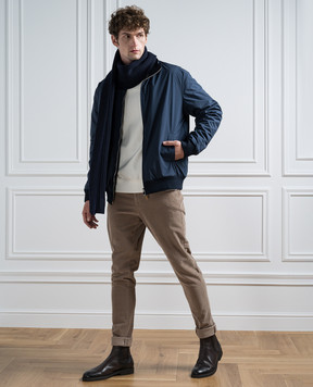 Cashmere&Whiskey Blue two-way jacket GM003SC1340437