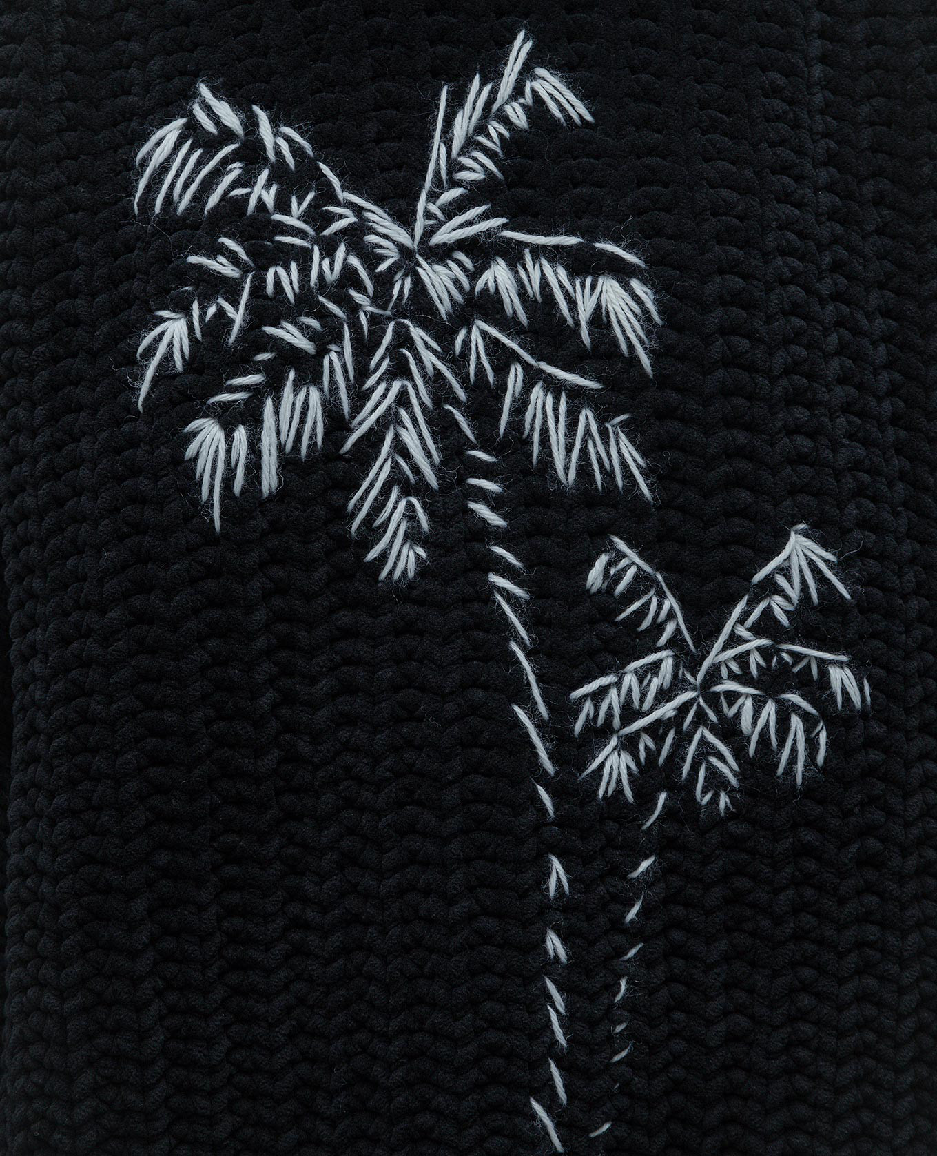 

Blue Palms sweater with embroidery Palm Angels