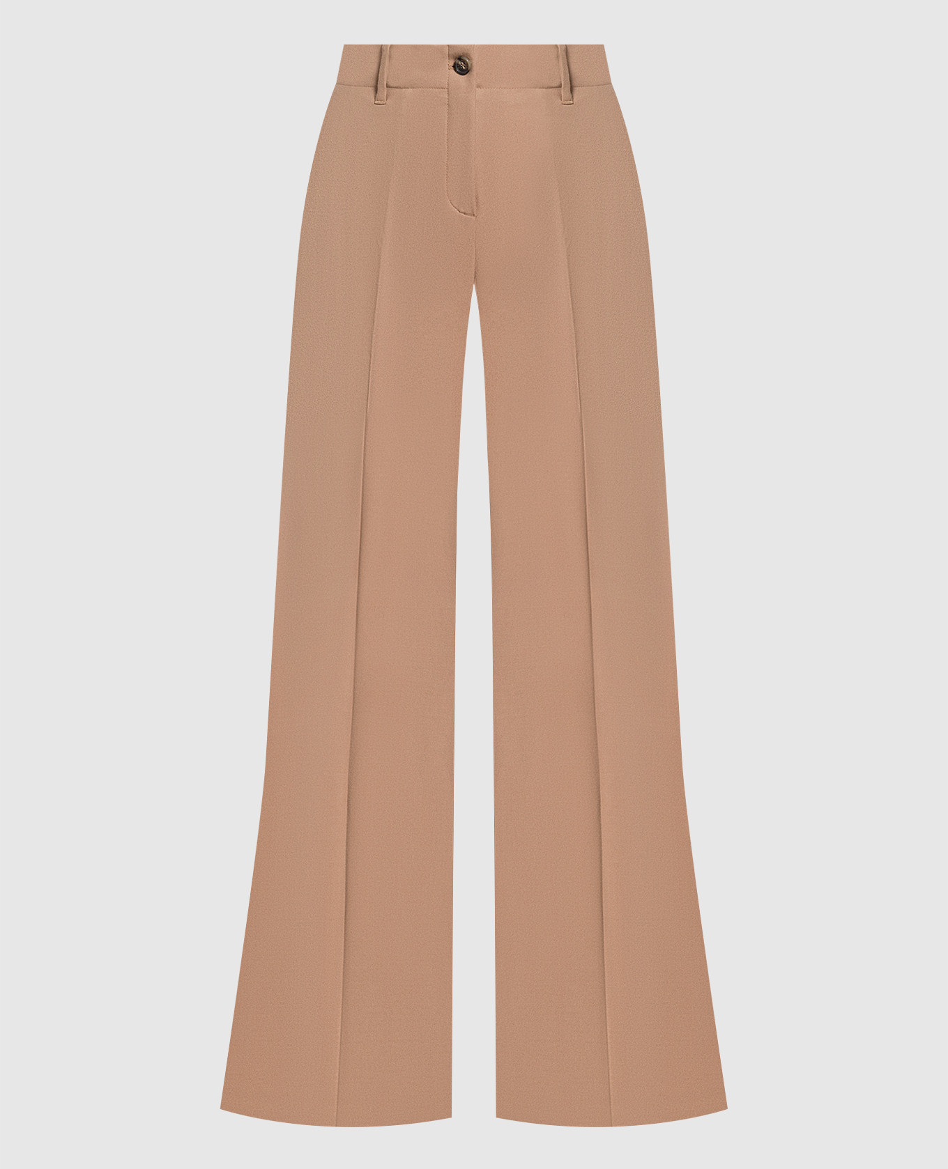 

Brown wool flared pants Ballantyne