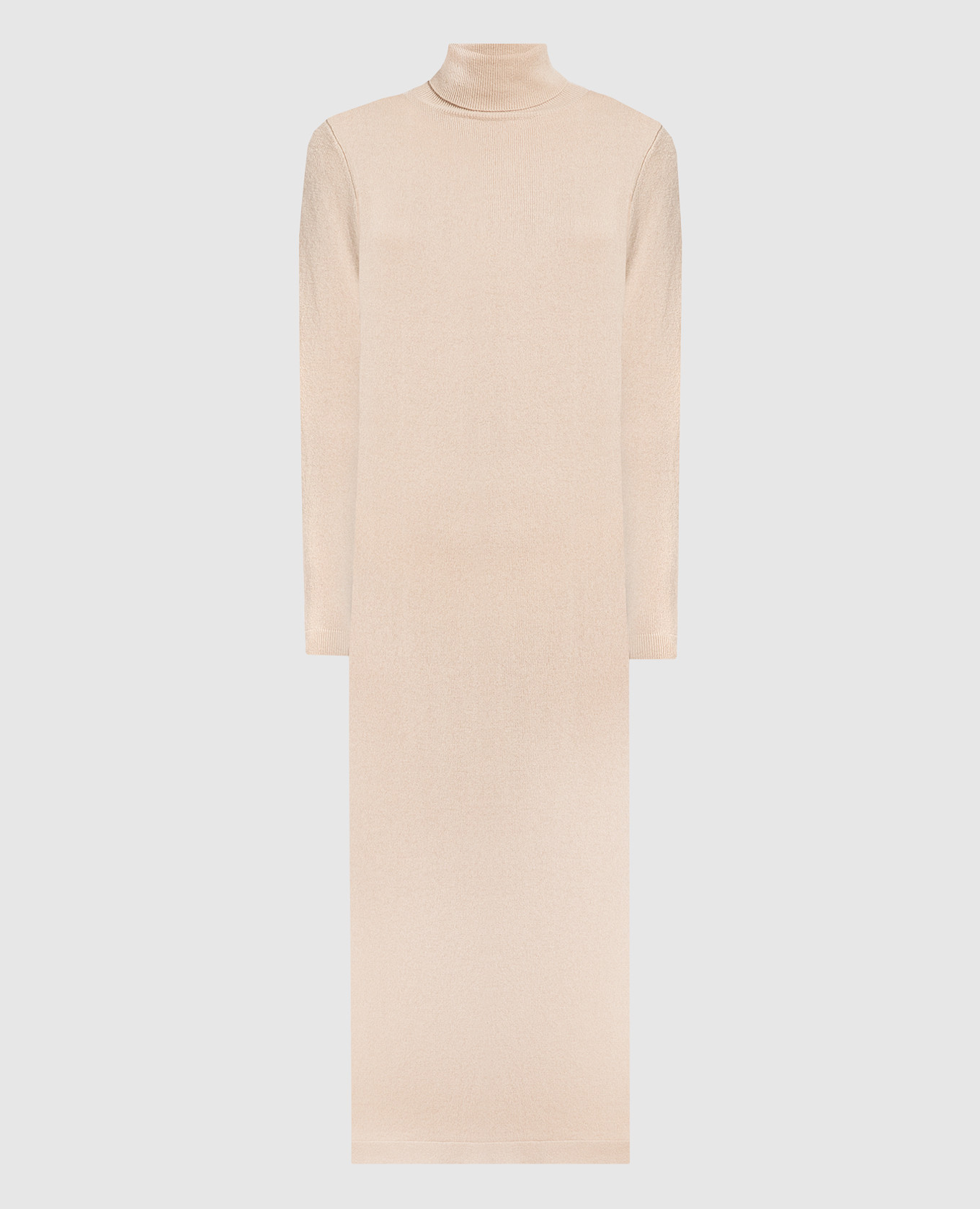 

Beige wool and cashmere dress Allude