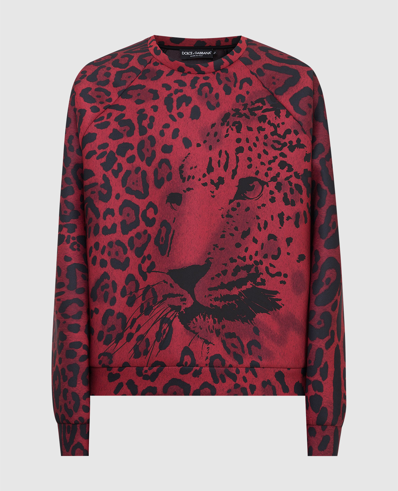

Sweatshirt in leopard print Dolce&Gabbana, Burgundy