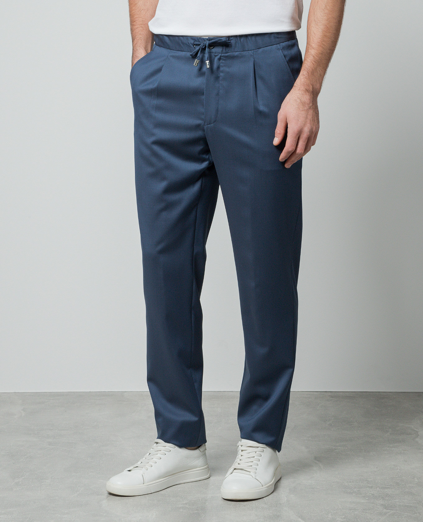 

Blue pants made of wool Enrico Mandelli
