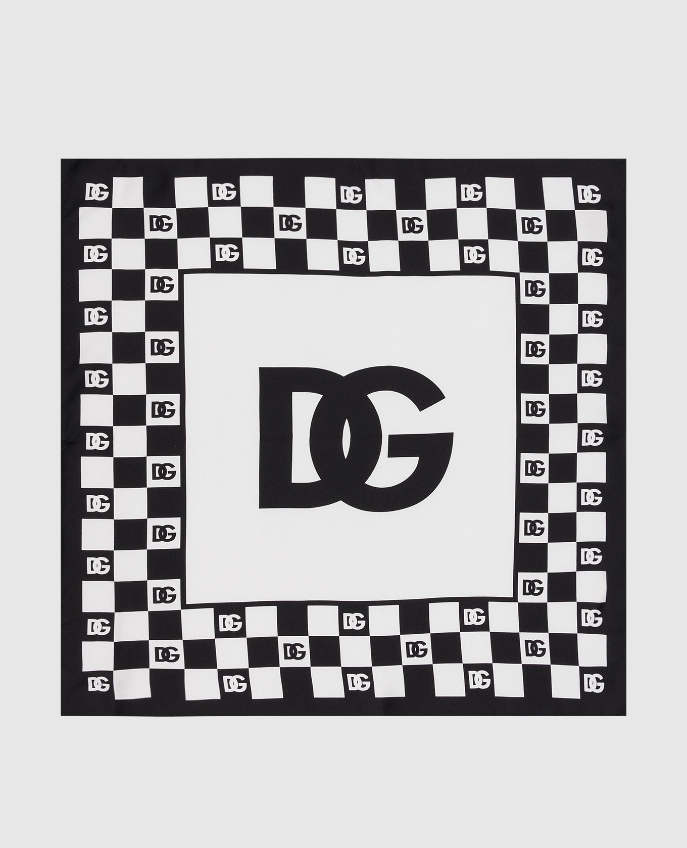 

Logo print silk scarf Dolce&Gabbana, White
