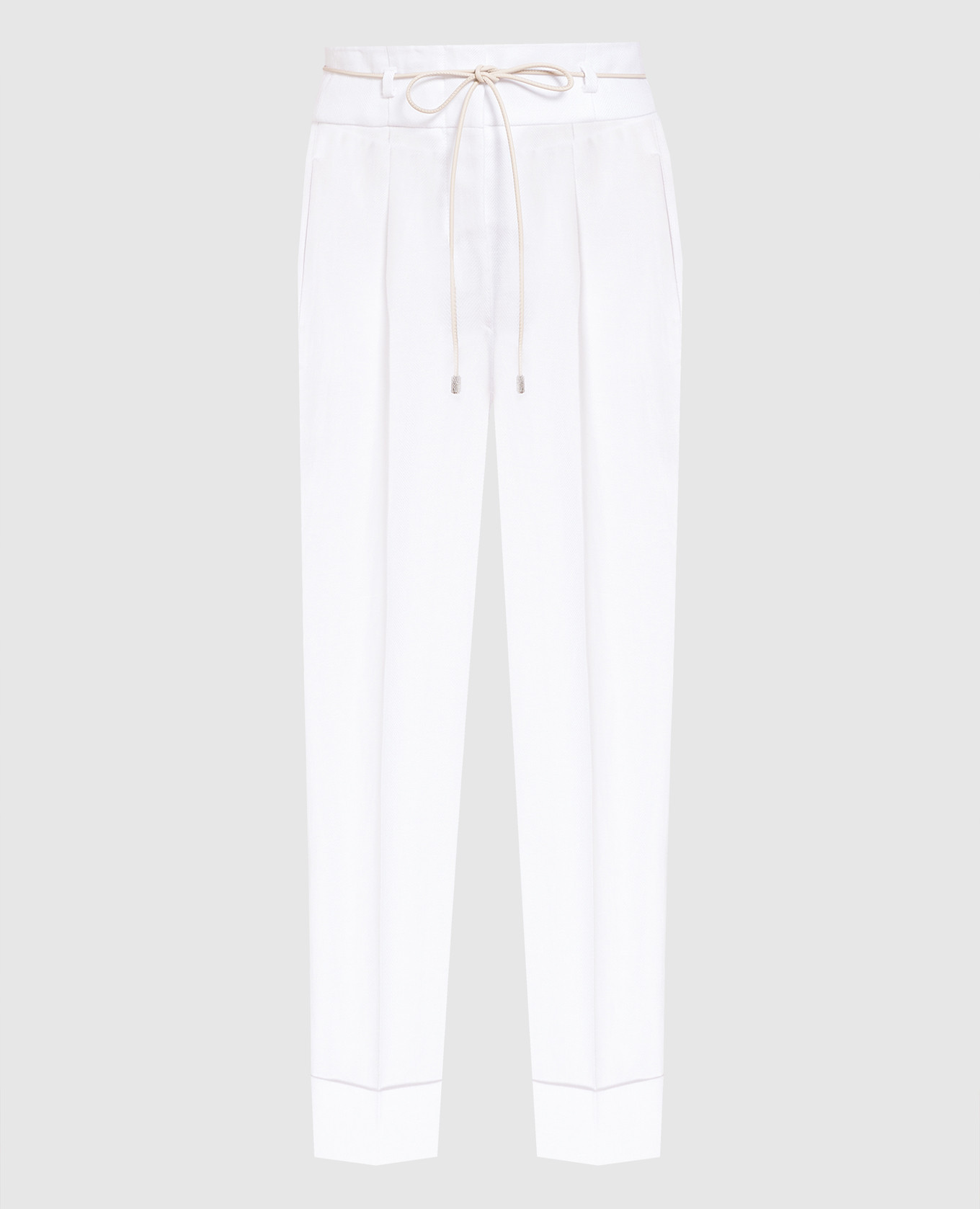 

White linen pants Peserico