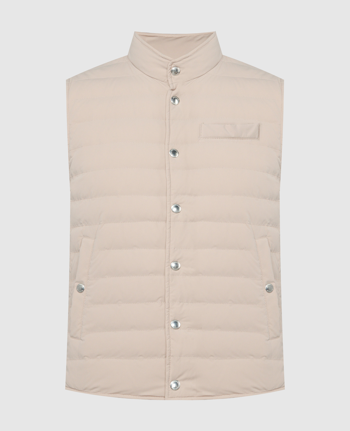 

Beige down vest Brunello Cucinelli