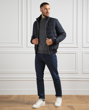 Cashmere&Whiskey Gray melange wool jumper 97397