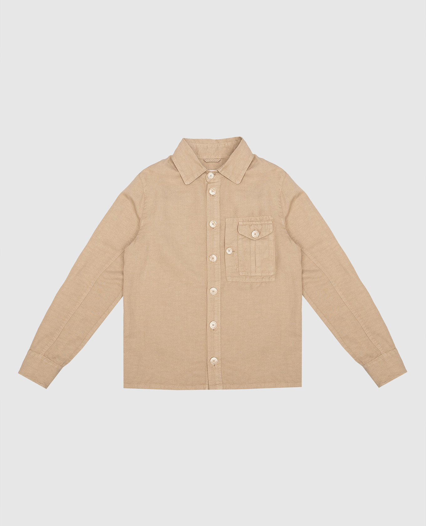 

Children's brown shirt Brunello Cucinelli