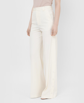 Red Valentino Loose trousers with slits XR3RBF30WBP